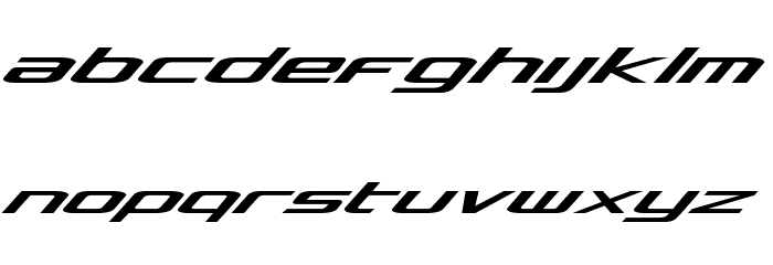 Concielian Classic Expanded Font LOWERCASE