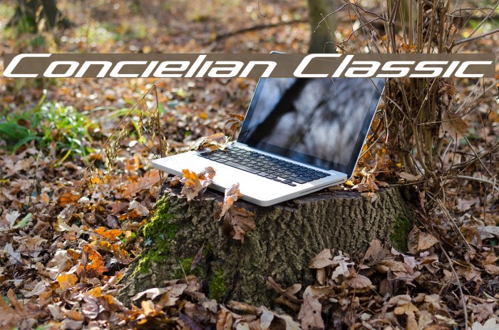Concielian Classic Font examples