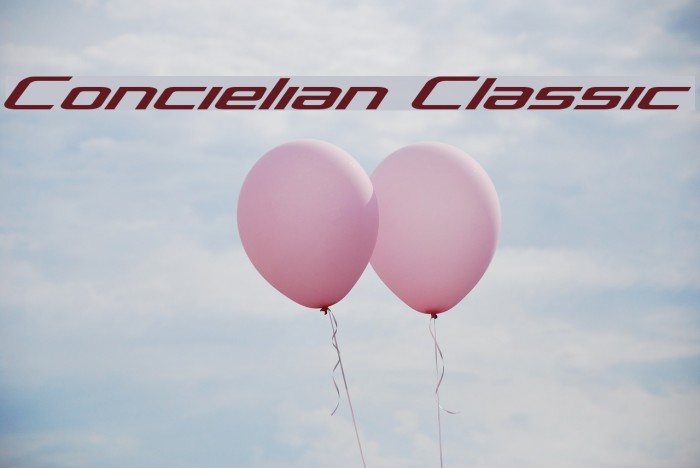 Concielian Classic Font examples