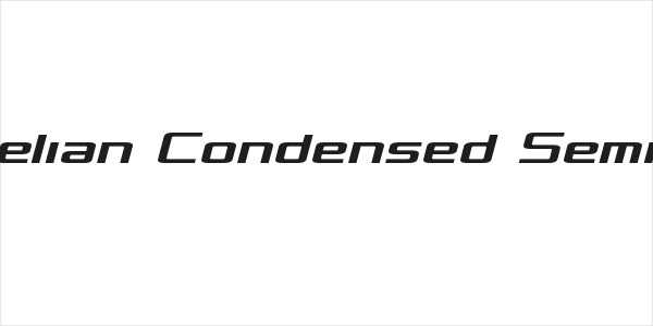 Concielian Condensed Semi-Italic Logo