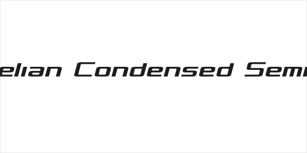 Concielian Condensed Semi-Italic Logo
