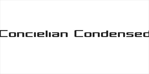 Concielian Condensed Logo