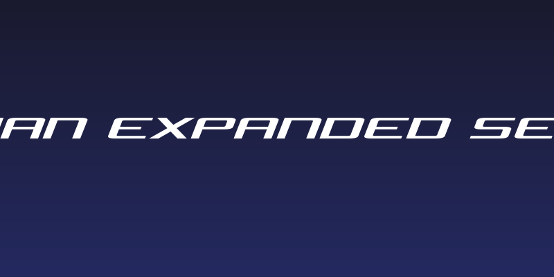 Concielian Expanded Semi-Italic Social Header