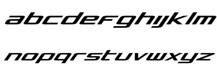Concielian Italic Font LOWERCASE