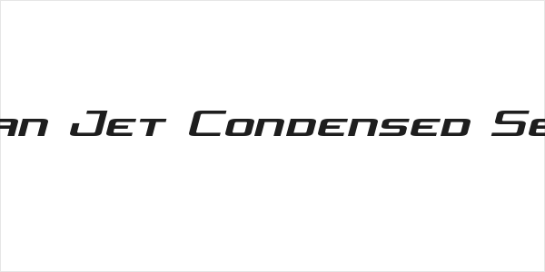 Concielian Jet Condensed Semi-Italic Logo