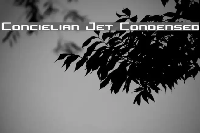 Concielian Jet Condensed Fuentes examples