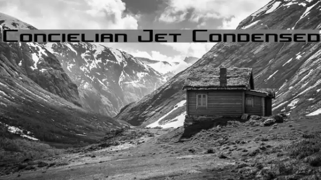 Concielian Jet Condensed Fuentes examples