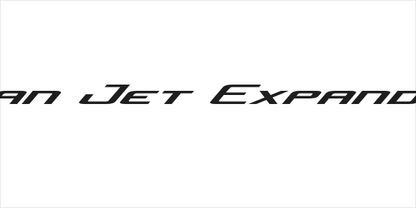 Concielian Jet Expanded Italic Logo