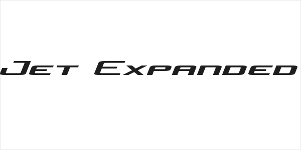 Concielian Jet Expanded Semi-Italic Logo