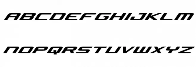 Concielian Jet Italic Fonte MINÚSCULAS