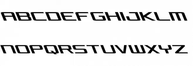Concielian Jet Leftalic Schriftart Groß
