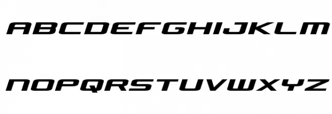 Concielian Jet Semi-Italic फ़ॉन्ट लोअरकेस