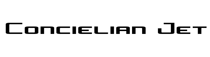 Concielian Jet Font