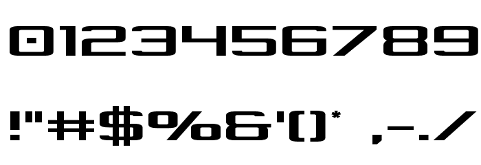 Concielian Jet Font OTHER CHARS