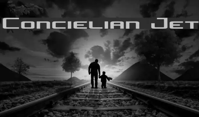 Concielian Jet Font examples