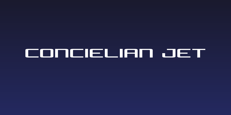 Concielian Jet Social Header