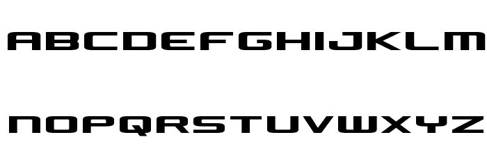 Concielian Jet Font LOWERCASE