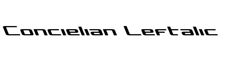 Concielian Leftalic  Free Fonts Download