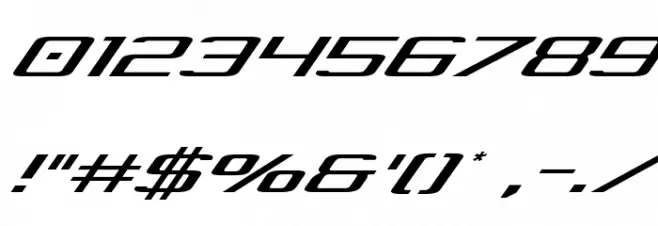 Concielian Light Italic Font OTHER CHARS