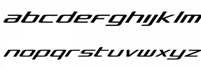 Concielian Light Italic Font Litere mici