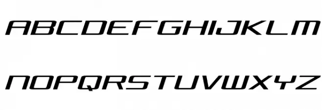 Concielian Light Semi-Italic Schriftart Groß