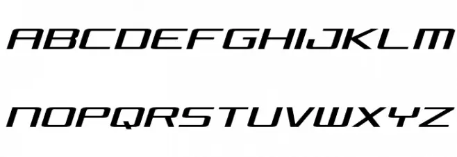 Concielian Light Semi-Italic फ़ॉन्ट अपरकेस