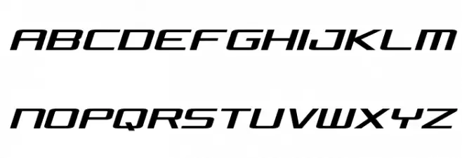 Concielian Semi-Italic 字体 大写