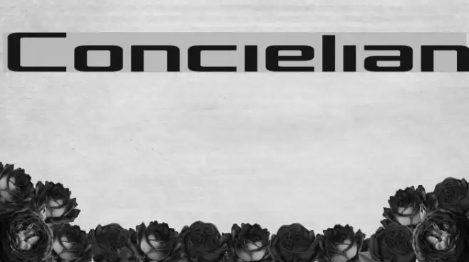 Concielian フォント examples
