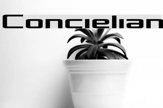 Concielian フォント examples