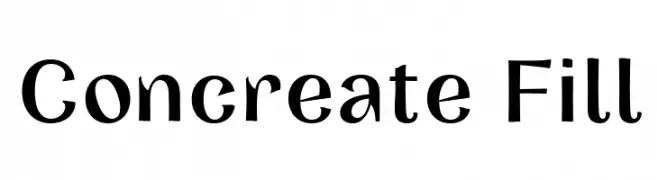 Concreate Fill  Free Fonts Download