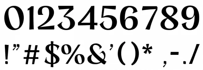 Concreate Fill Font OTHER CHARS