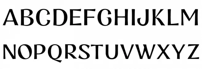 Concreate Fill 字体 大写