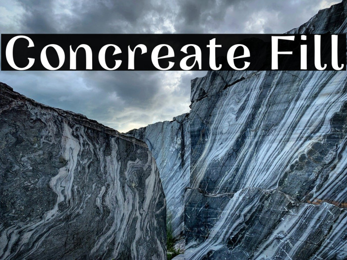 Concreate Fill Example 2