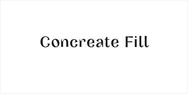 Concreate Fill Logo