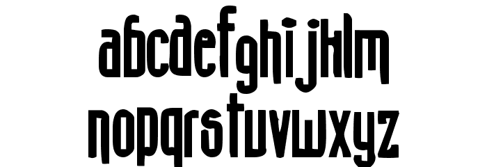 Concrete Shoes Font LOWERCASE