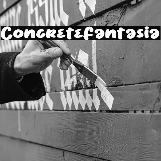 ConcreteFantasia Font examples