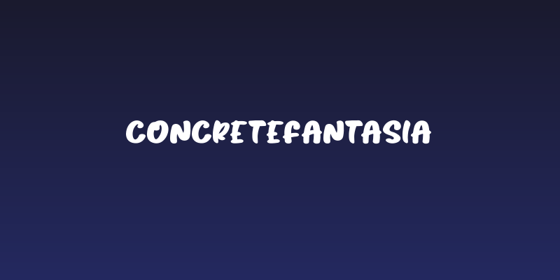 ConcreteFantasia Social Header