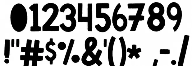 ConcreteWall Font OTHER CHARS