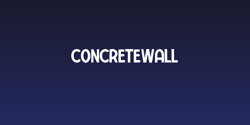 ConcreteWall Social Header