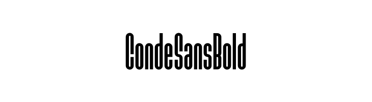 Conde Sans Bold  لخطوط تنزيل