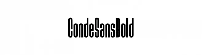 Conde Sans Bold  baixar fontes gratis
