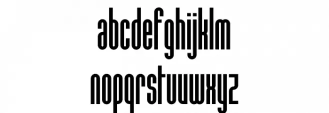 Conde Sans Bold Caratteri MINUSCOLO