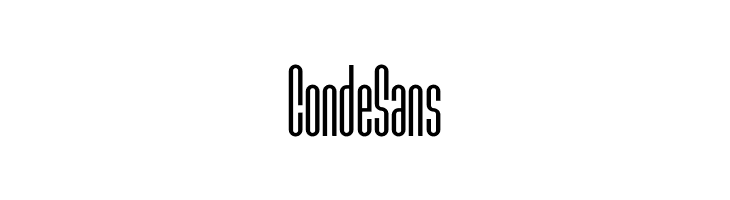 Conde Sans  font caratteri gratis