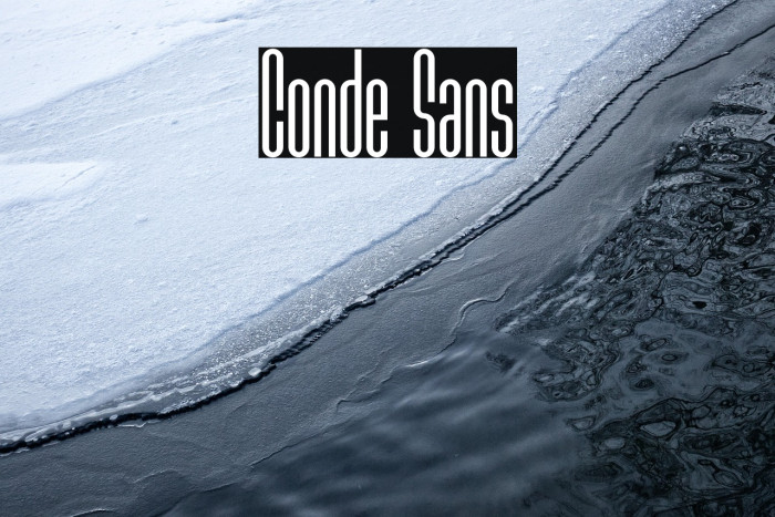 Conde Sans Example 1