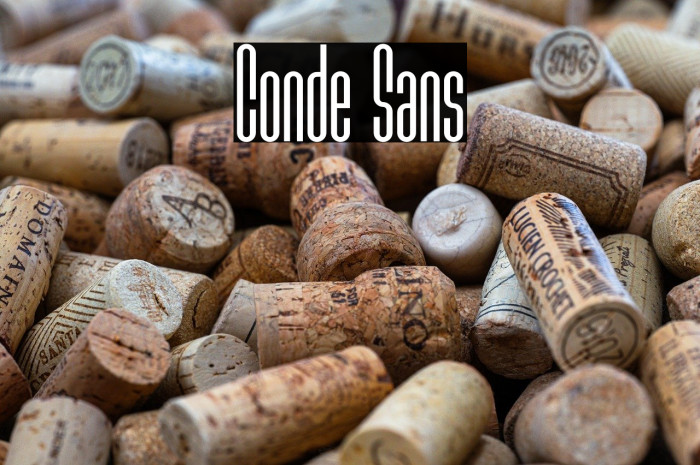 Conde Sans Example 3