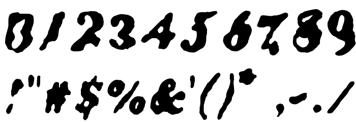 Condemdhouse Font OTHER CHARS