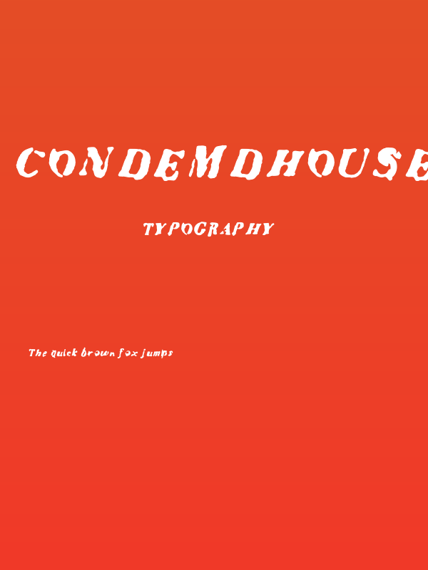 Condemdhouse Poster