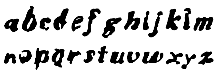 Condemdhouse Font LOWERCASE
