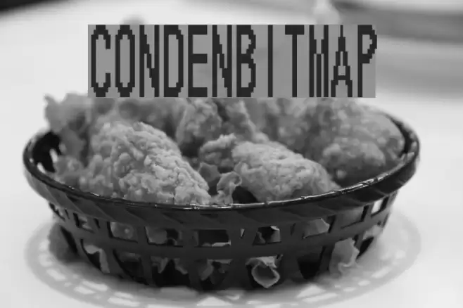 CondenBitmap फ़ॉन्ट examples