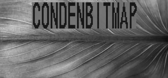 CondenBitmap फ़ॉन्ट examples